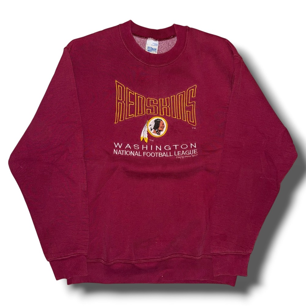 Vintage 1994 Salem Sportswear Washington Redskins Sweatshirt Burgundy Mens L USA